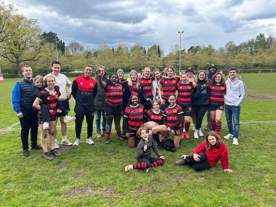 Frauen Rugby Spielszene