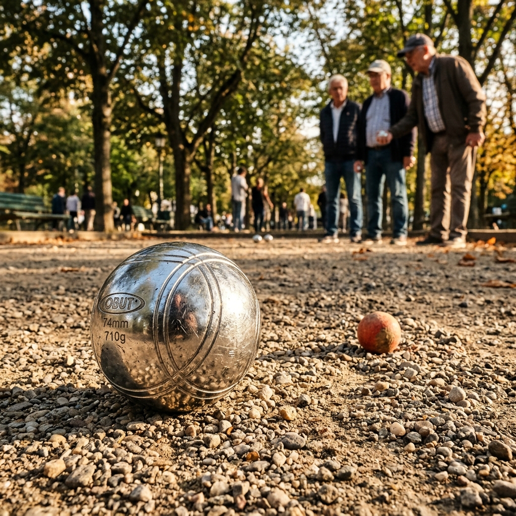 Petanque Spielen im Park