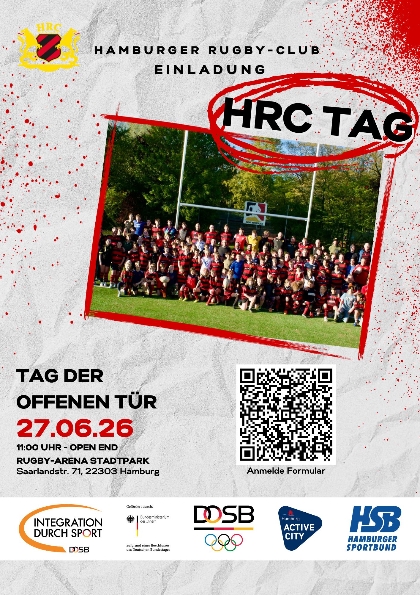 HRC Tag der offenen Tür Plakat